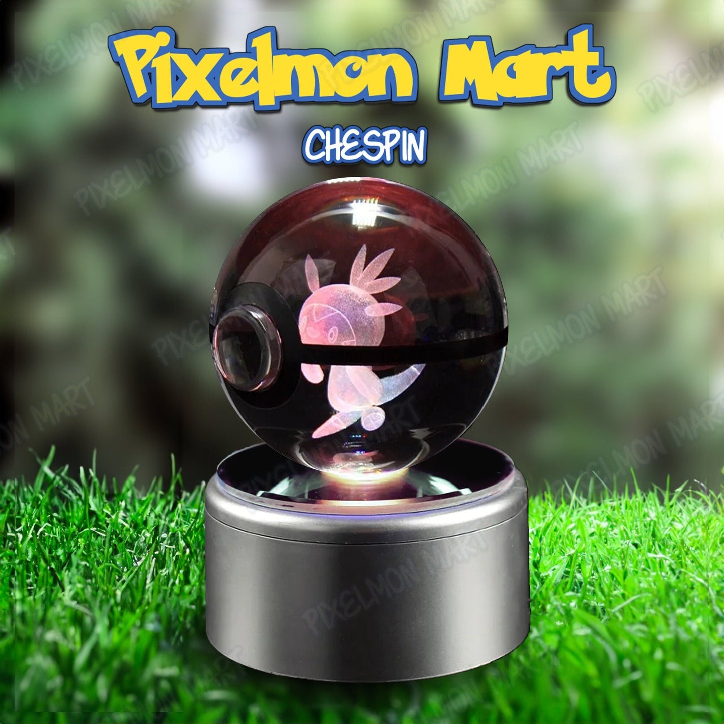 Chespin | Pokeball | Glow with Wonder