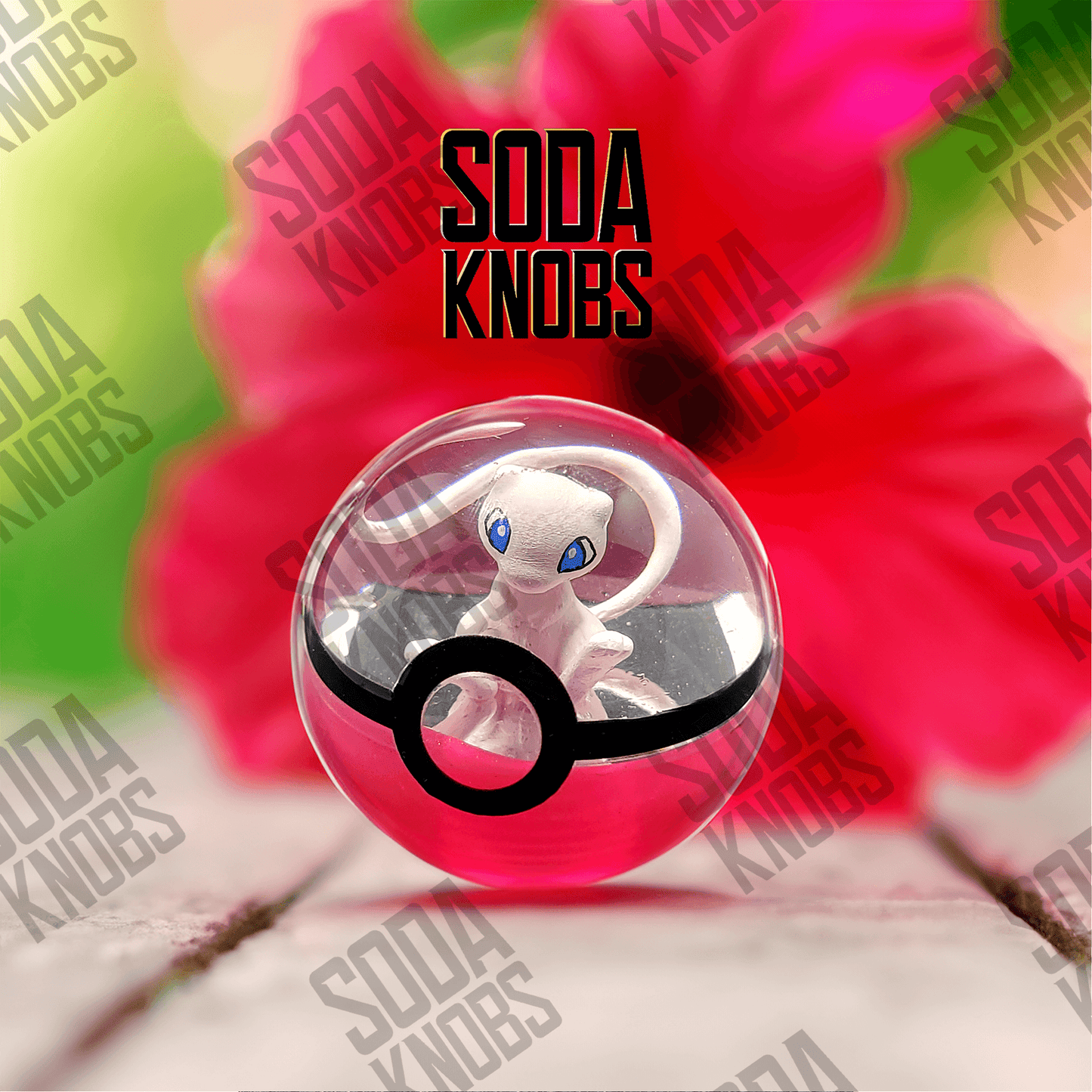 Mew Real Life Pokeball - Authentic Hand-Cast Pokeball with Stunning Pokémon