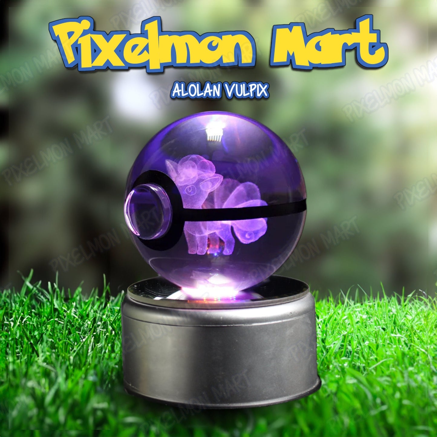 Alolan Vulpix | Pokeball | Glow with Wonder