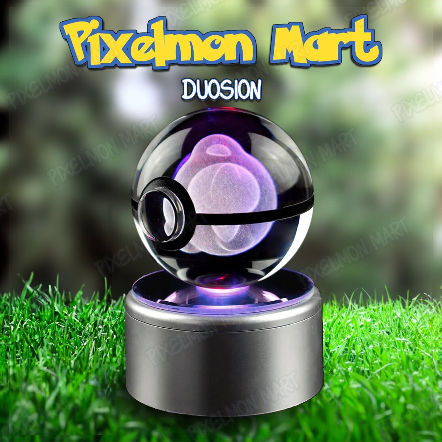 Duosion | Pokeball | Glow with Wonder