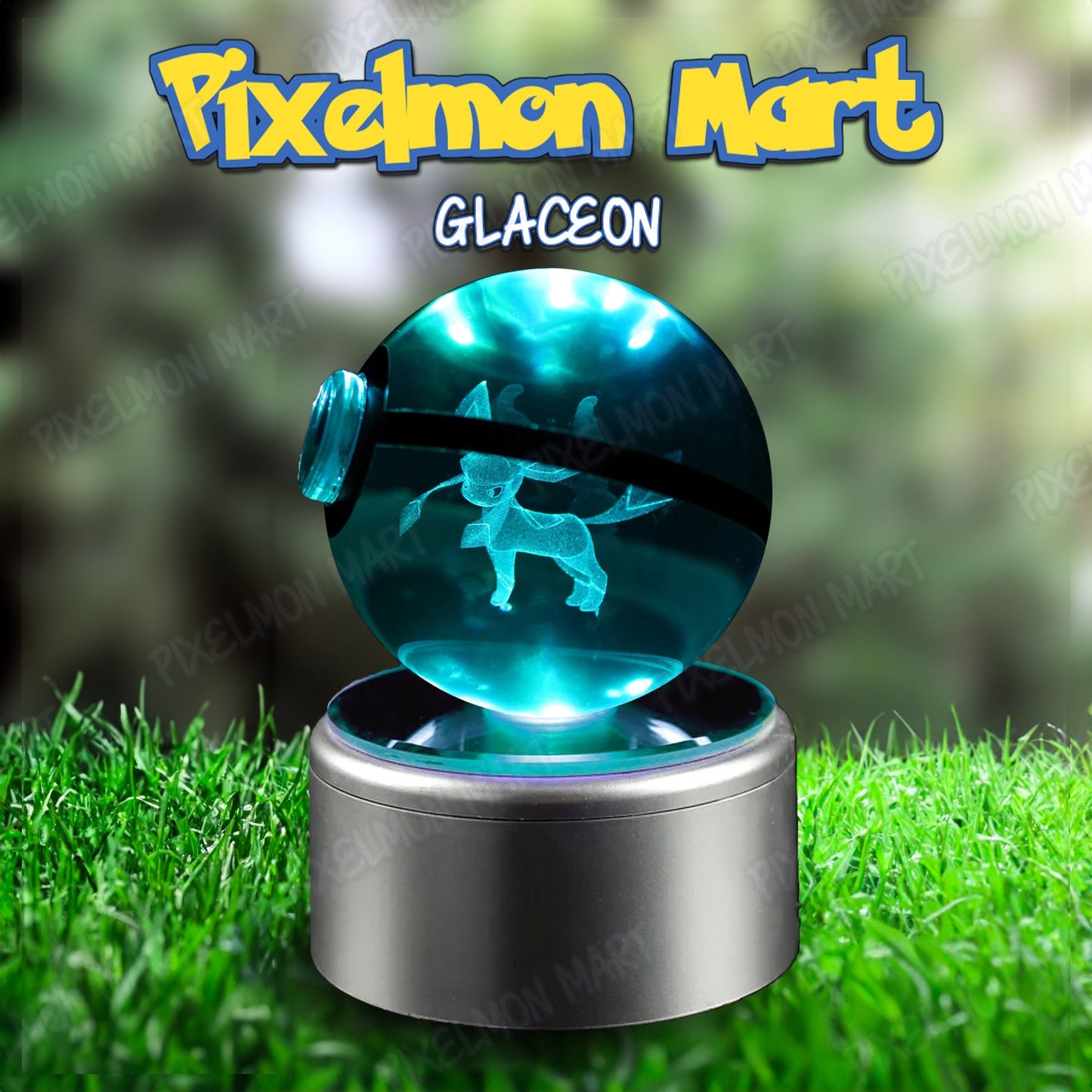 Glaceon | Pokeball | Glow with Wonder