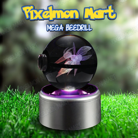 Mega Beedrill | Pokeball | Glow with Wonder