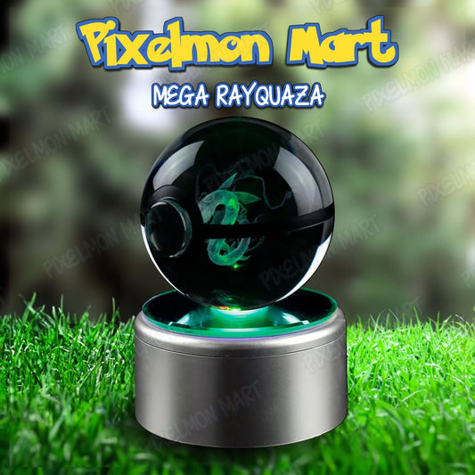 Mega Rayquaza | Pokeball | Glow with Wonder