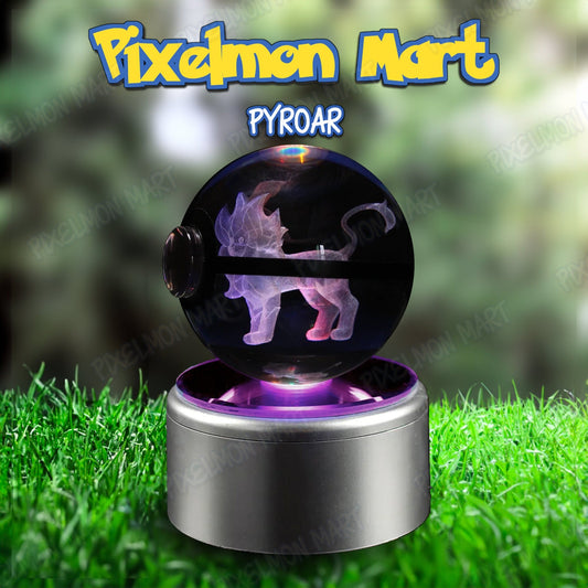 Pyroar | Pokeball | Glow with Wonder