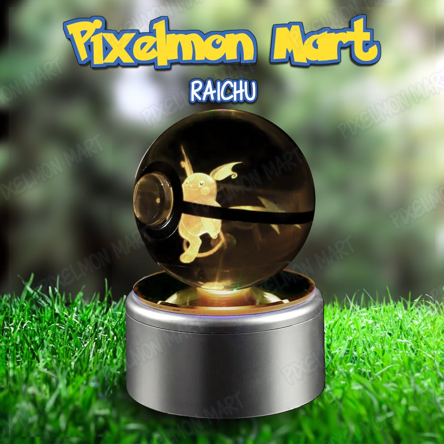 Raichu | Pokeball | Glow with Wonder