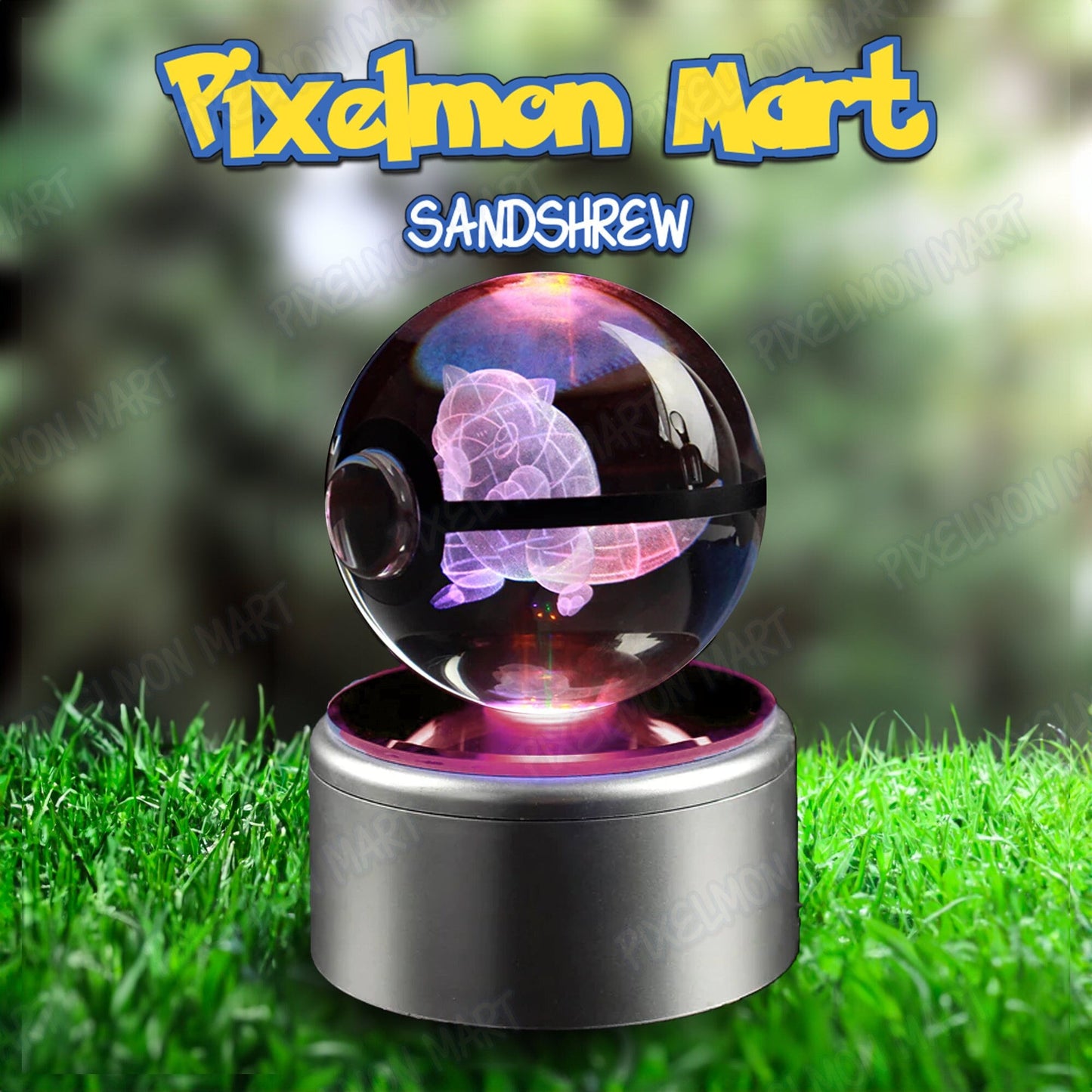 Sandshrew | Pokeball | Glow with Wonder