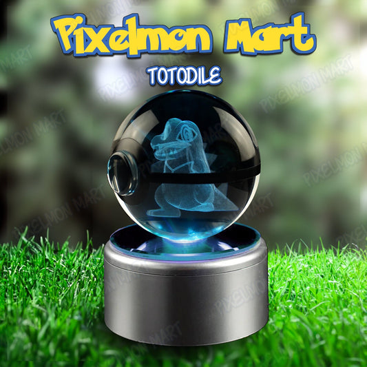 Totodile| Pokeball | Glow with Wonder