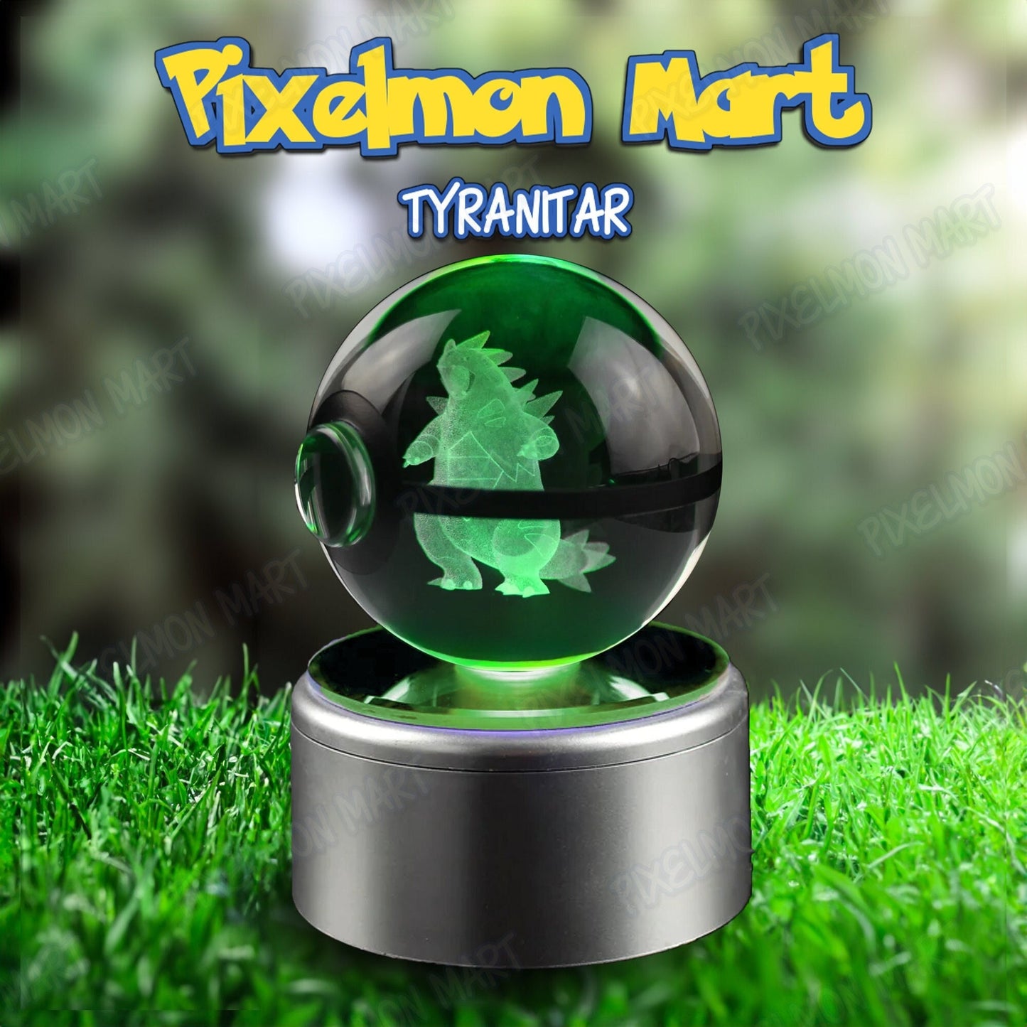 Tyranitar | Pokeball | Glow with Wonder