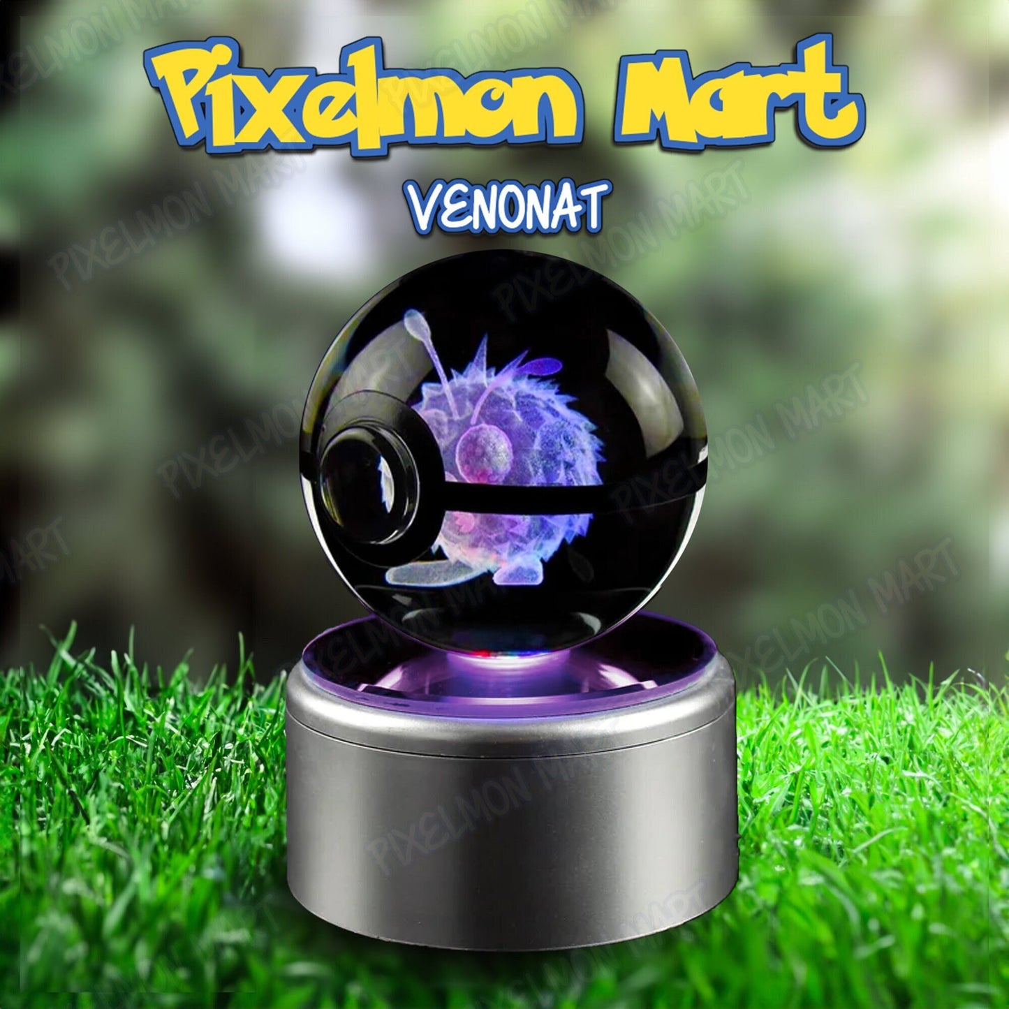 Venonat | Pokeball | Glow with Wonder