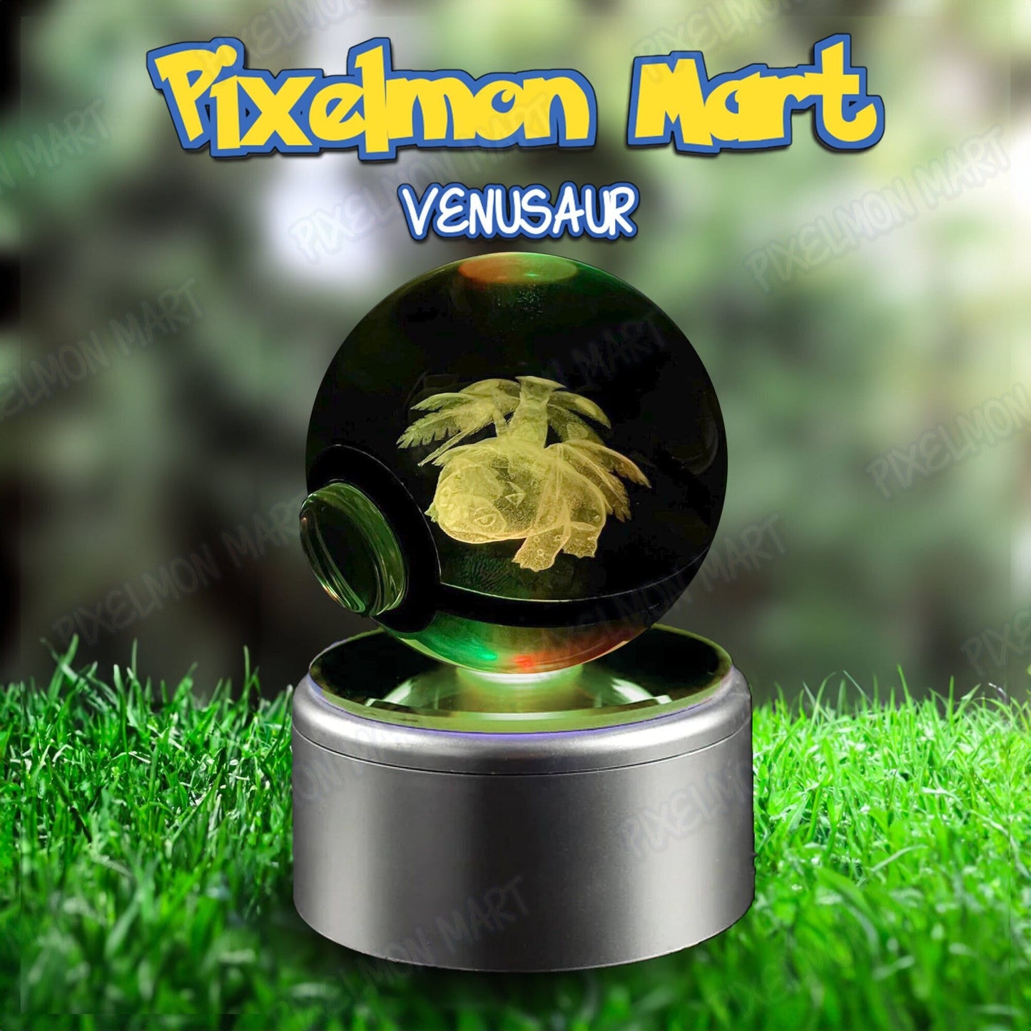 Venusaur | Pokeball | Glow with Wonder