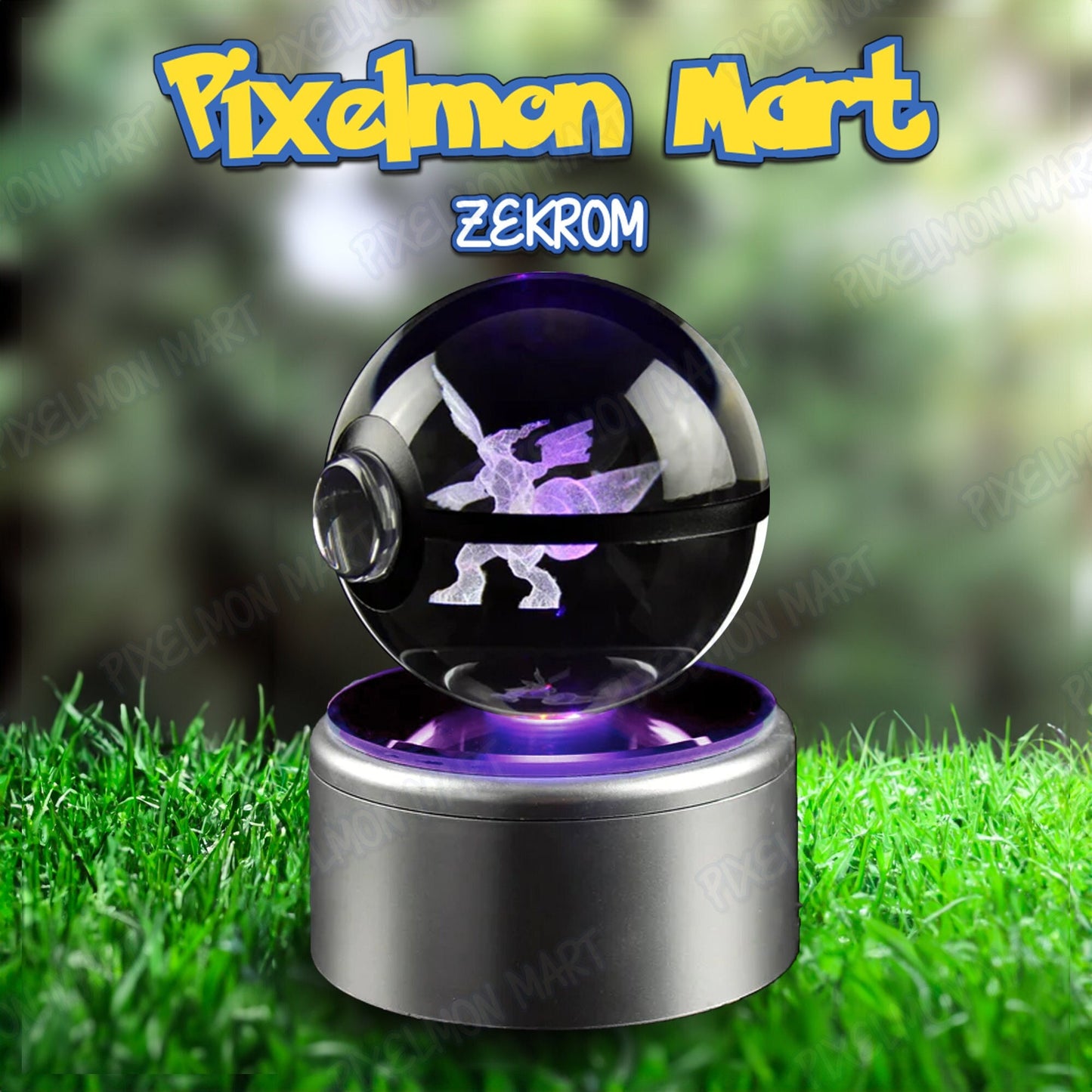 Zekrom | Pokeball | Glow with Wonder