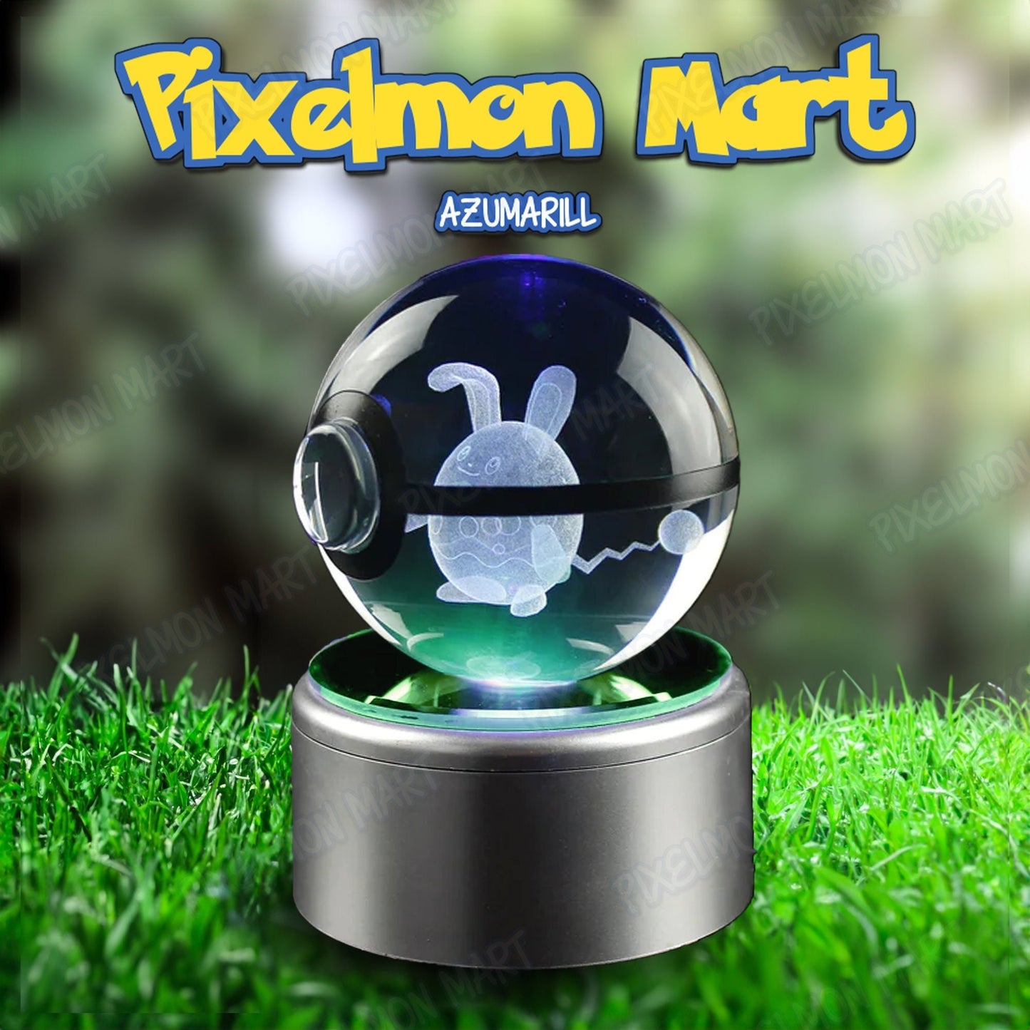 Azumarill | Pokeball | Glow with Wonder