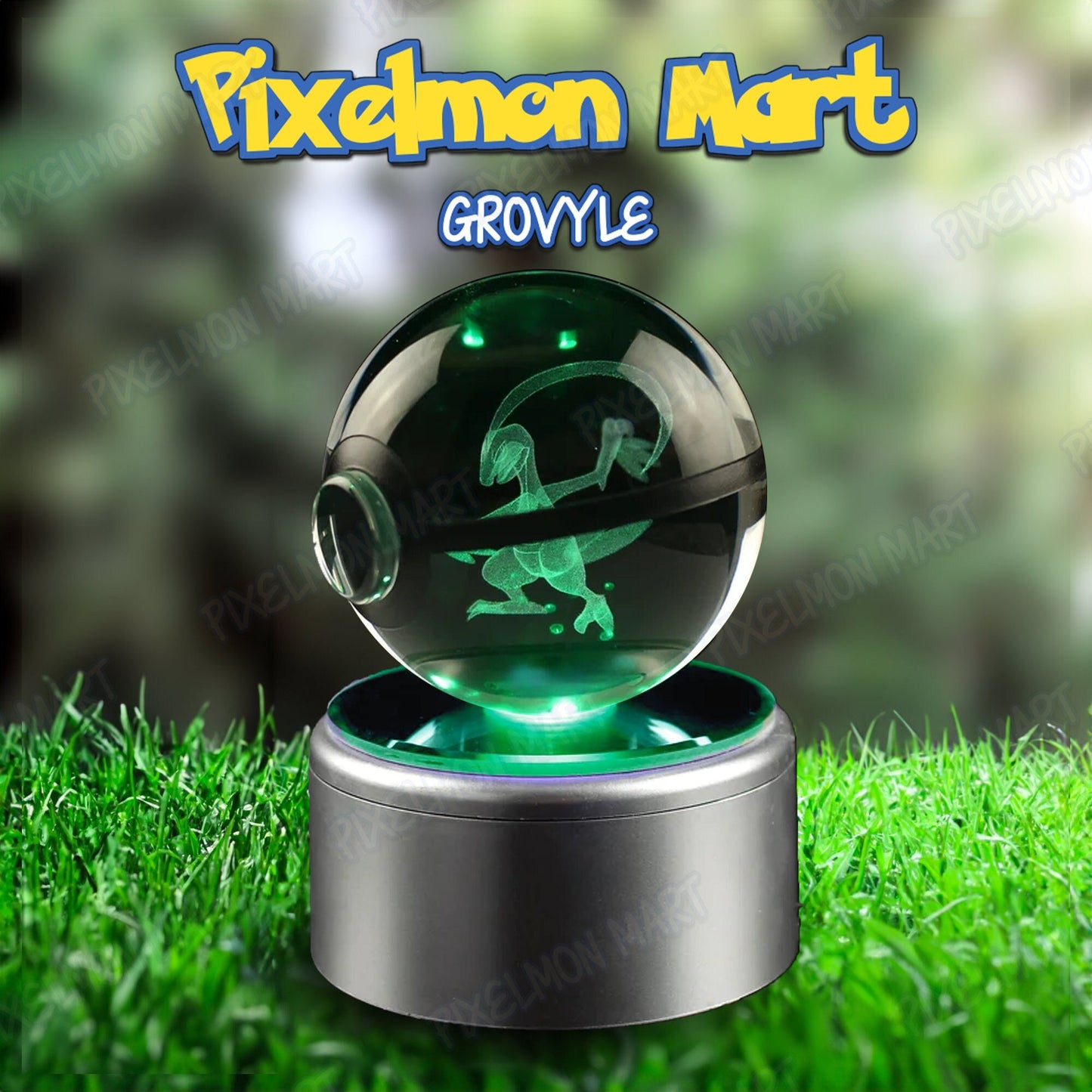 Grovyle | Pokeball | Glow with Wonder