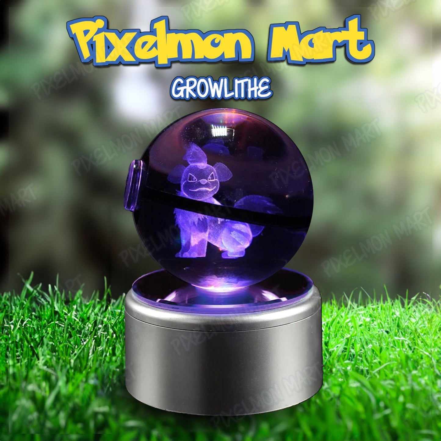 Growlithe | Pokeball | Glow with Wonder