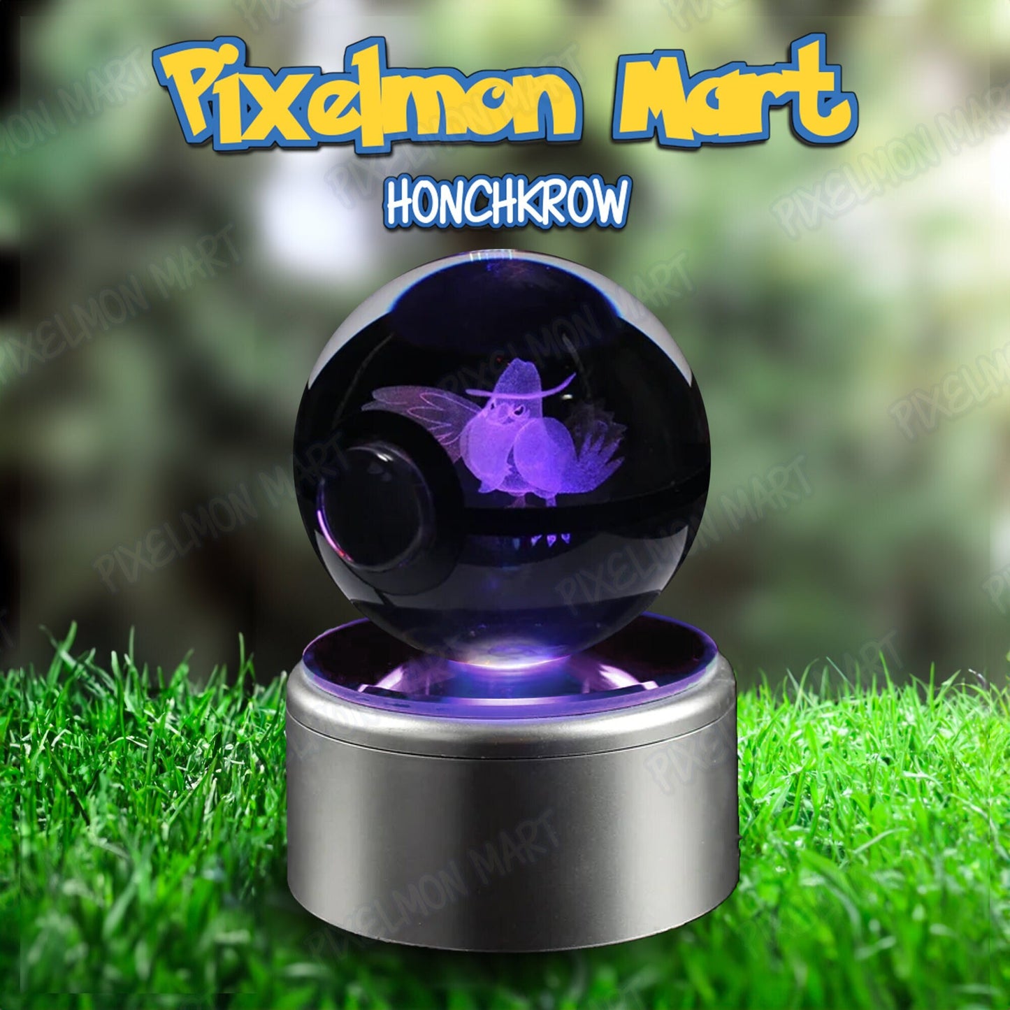 Honchkrow | Pokeball | Glow with Wonder