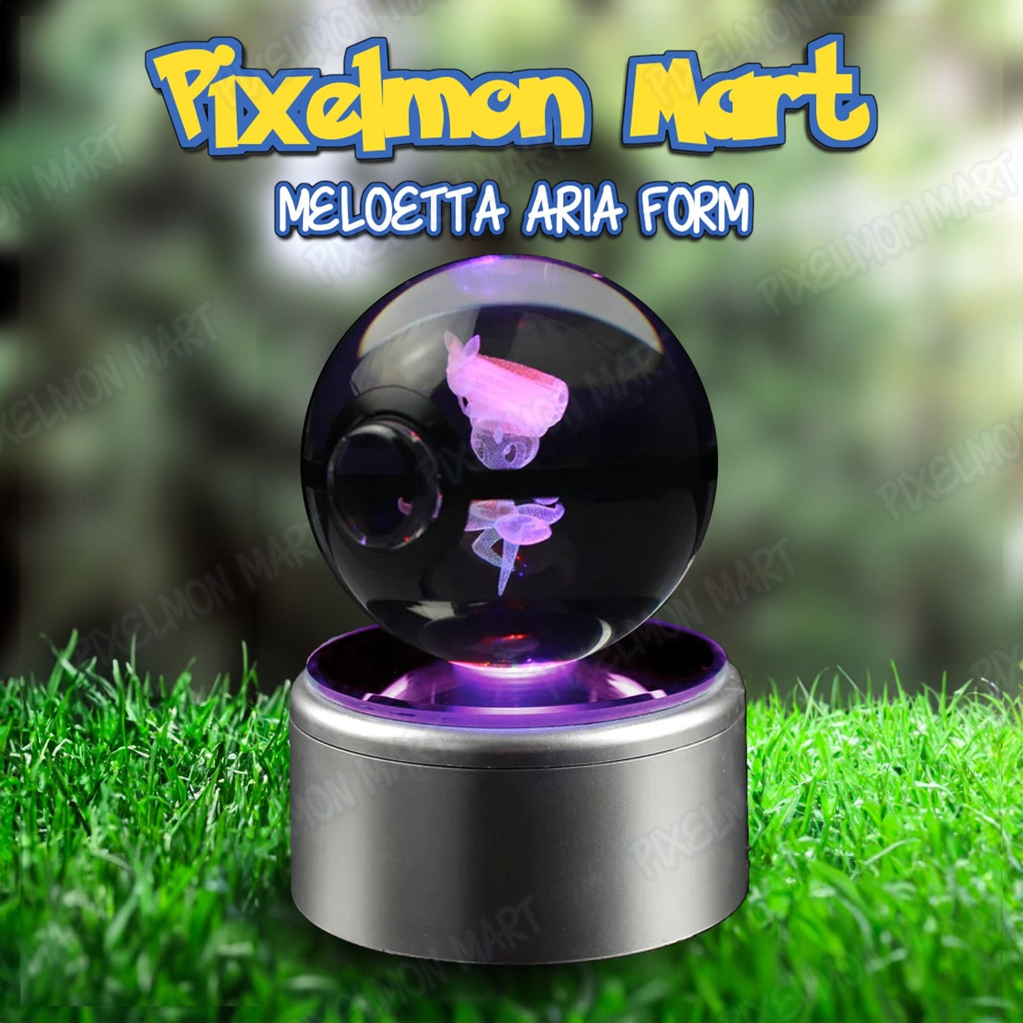 Meloetta Aria Form | Pokeball | Glow with Wonder