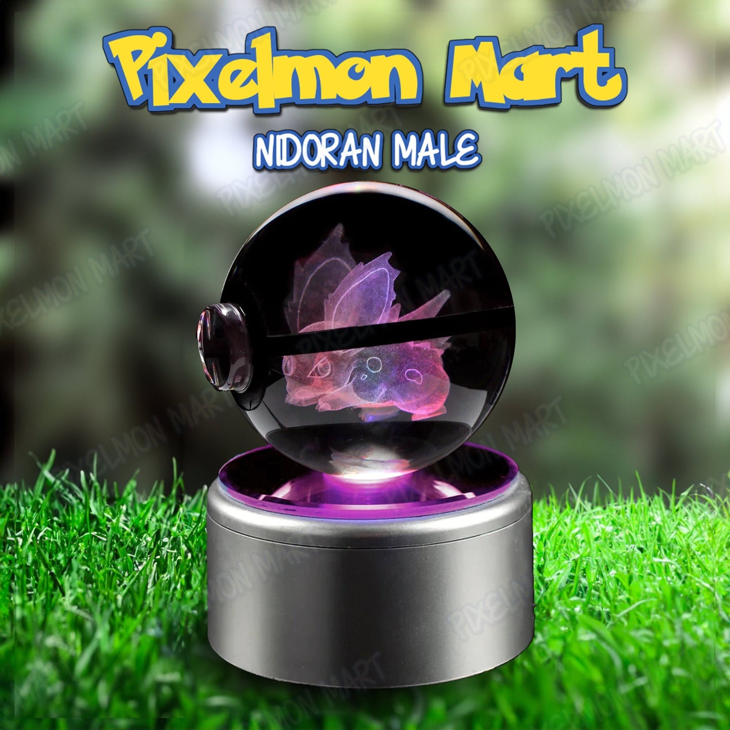 Nidoran Male | Pokeball | Glow with Wonder