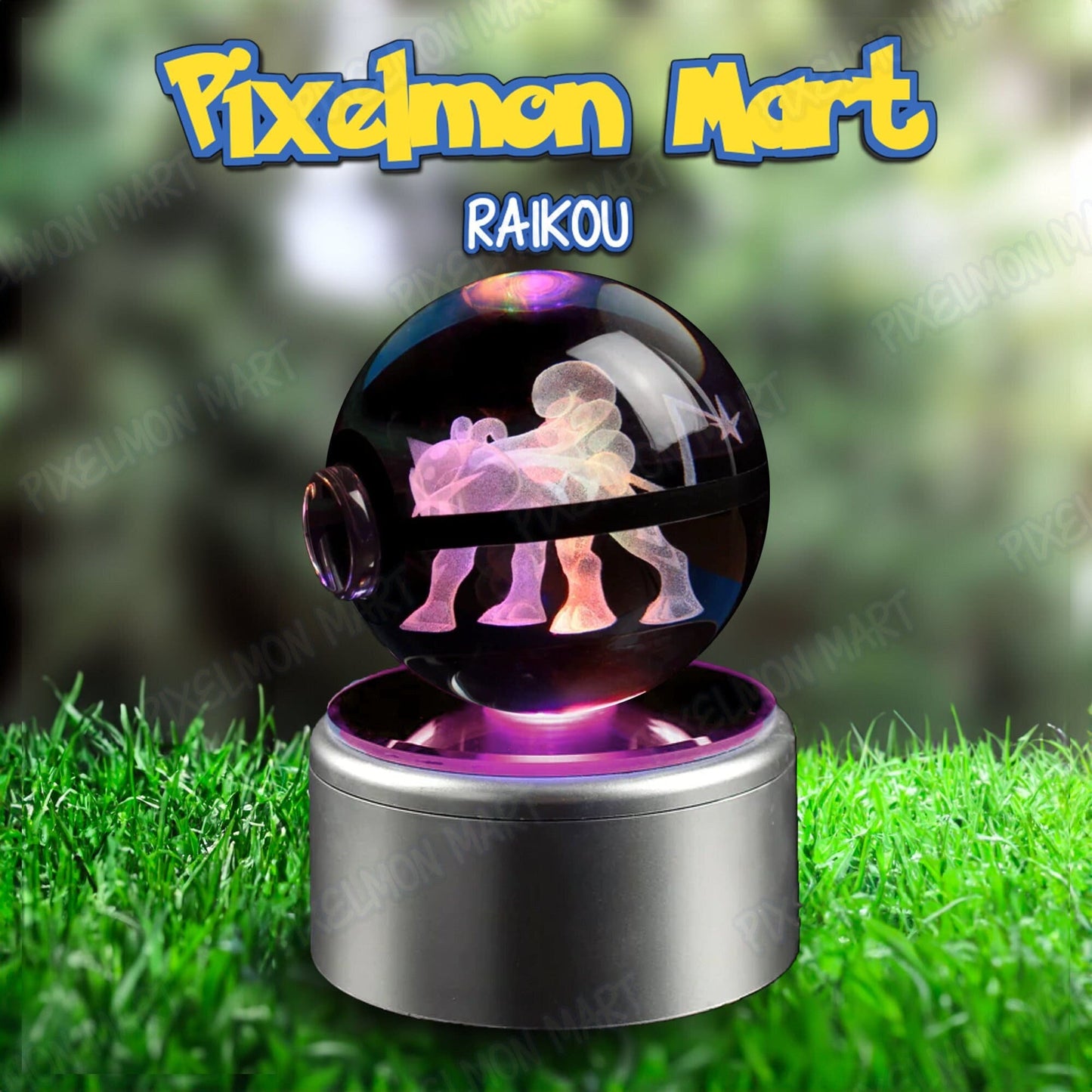 Raikou | Pokeball | Glow with Wonder