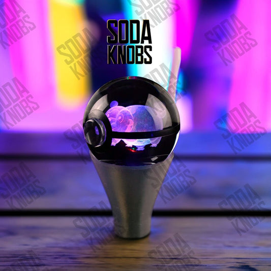 Bidoof - Crystal Pokeball Shift Knob - Your Drive - Your Design!