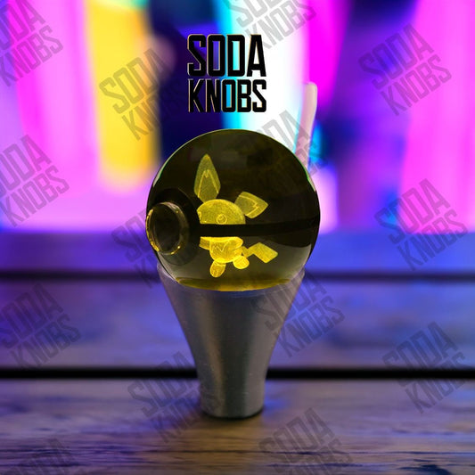 Pichu - Crystal Pokeball Shift Knob - Your Drive - Your Design!