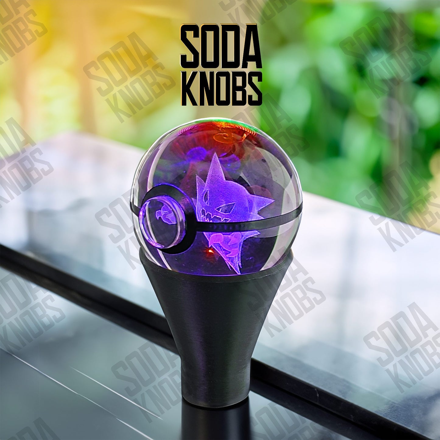 Aipom - Crystal Pokeball Shift Knob - Your Drive - Your Design!