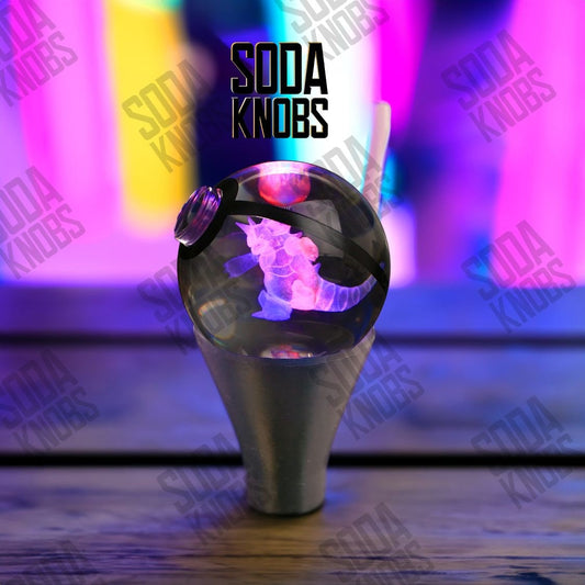 Nidoking - Crystal Pokeball Shift Knob - Your Drive - Your Design!